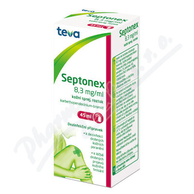 SEPTONEX 8,3MG/ML kožní podání sprej, roztok 1X45ML