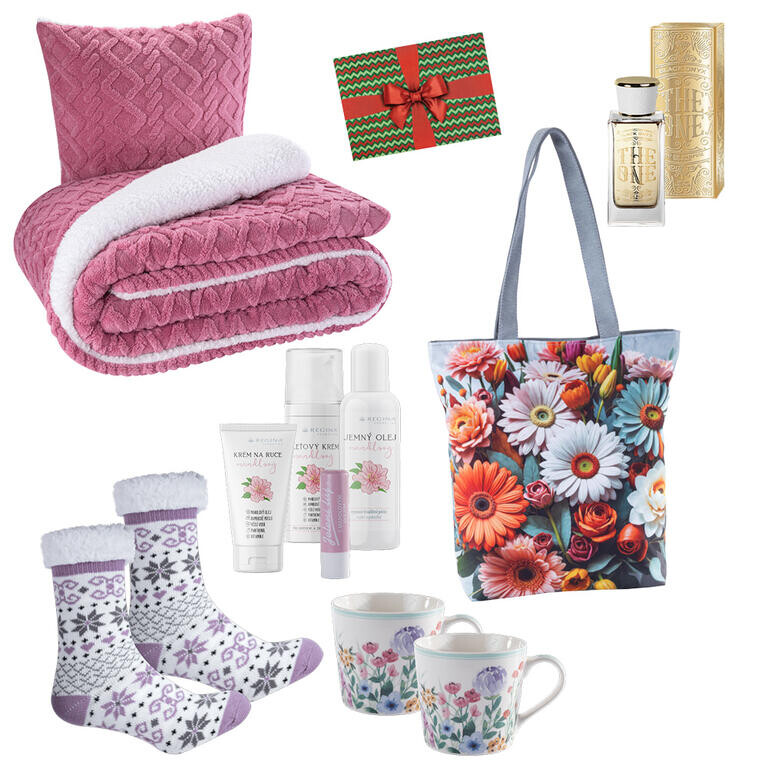 Dárkový balíček PRO MILOVNICE KVĚTIN vel. L