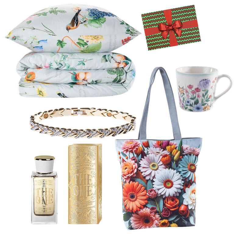 Dárkový balíček PRO MILOVNICE KVĚTIN vel. M