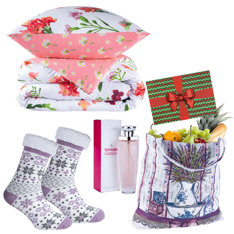 Dárkový balíček PRO MILOVNICE KVĚTIN vel. S