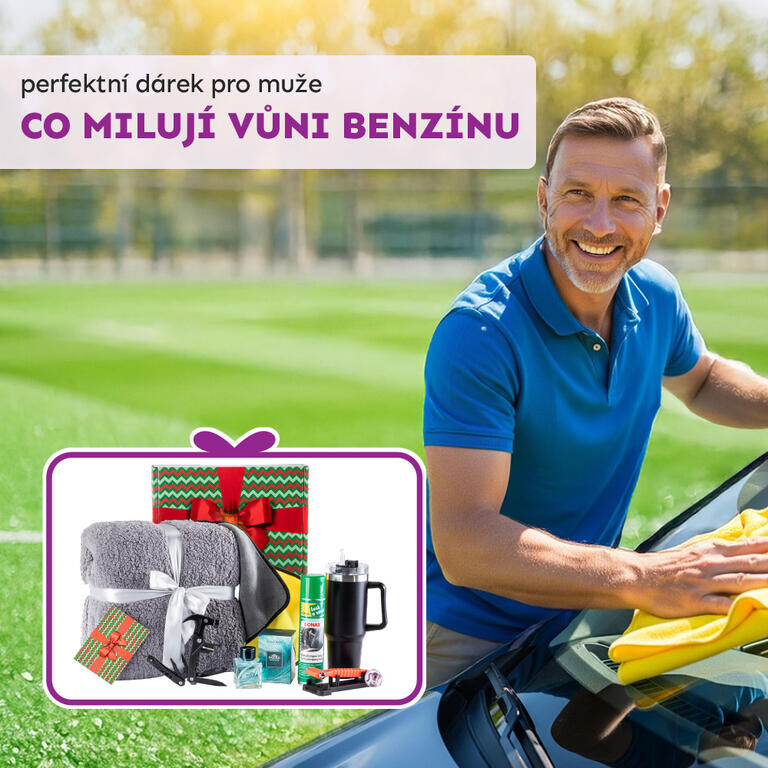 Dárkové balíčky pro MILOVNÍKY AUT
