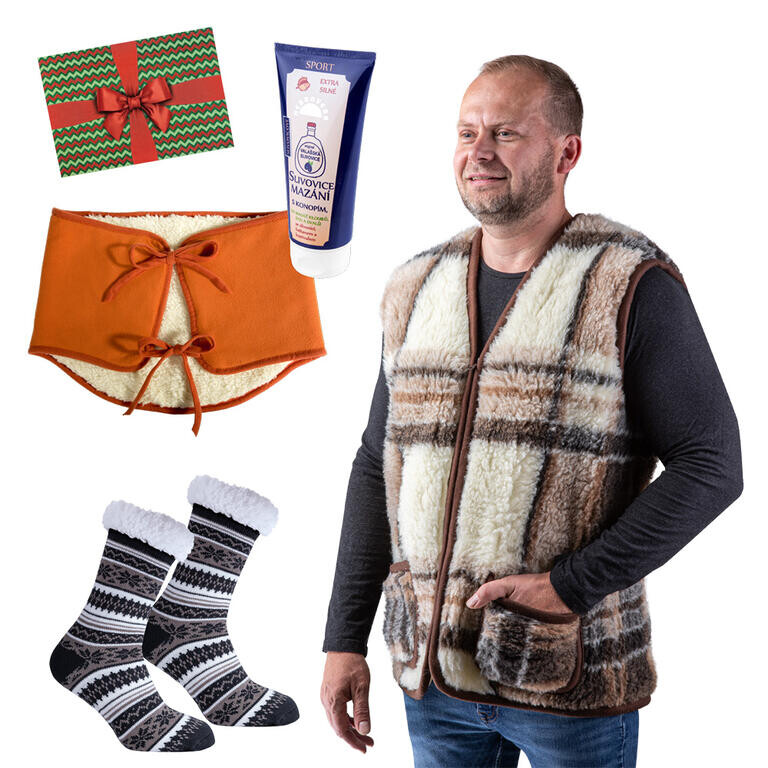 Dárkový balíček HŘEJIVÁ POHOTOVOST PRO MUŽE vel. M