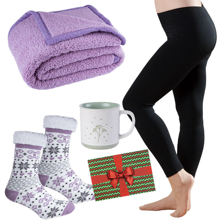 Dárkový balíček HŘEJIVÁ POHOTOVOST PRO ŽENY vel. S ponožky 36-40