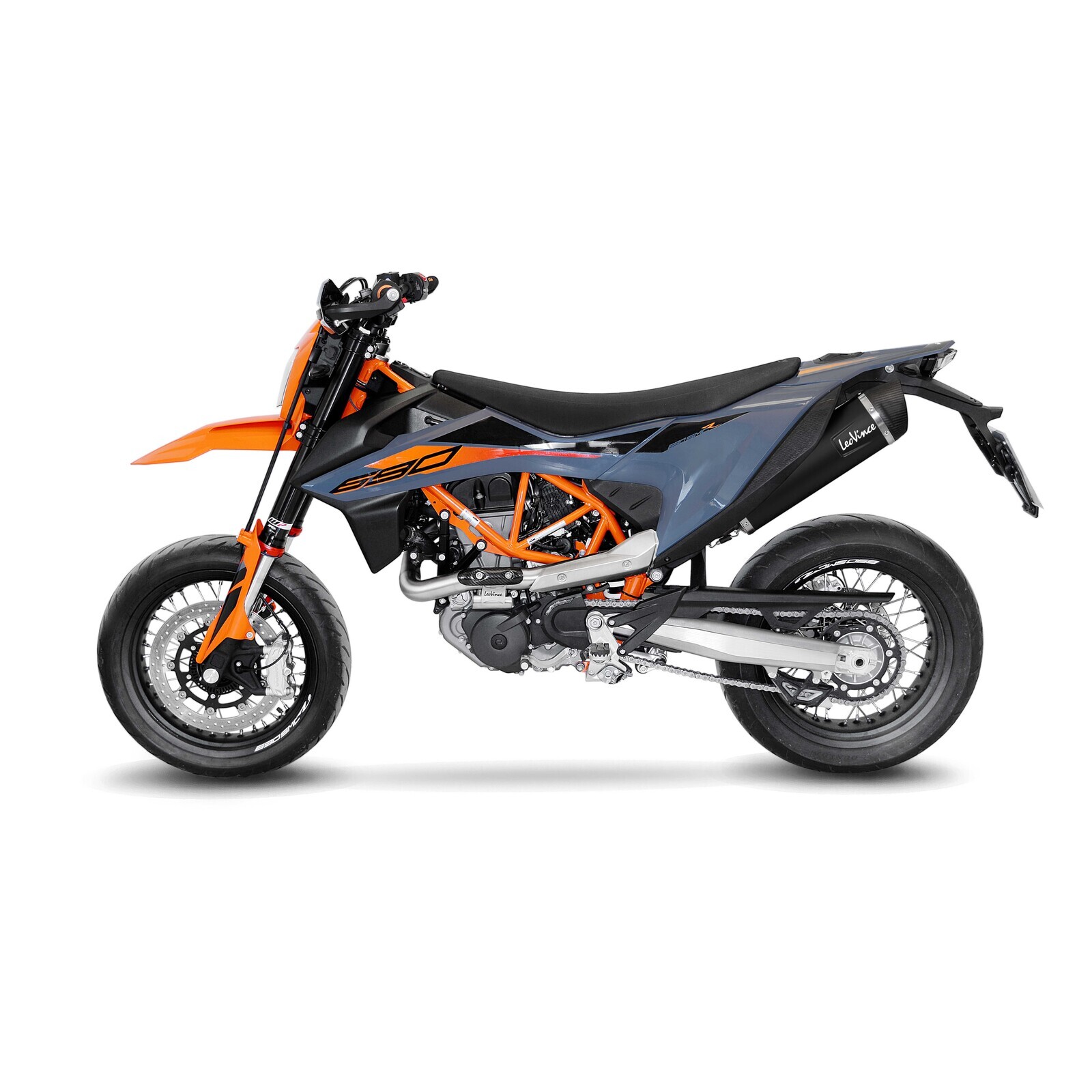 LeoVince 14073U NERO GAS GAS ES 700 (22-24), SM 700 (22-24); KTM 690 ENDURO R (19-24), 690 SMC R (19-24)