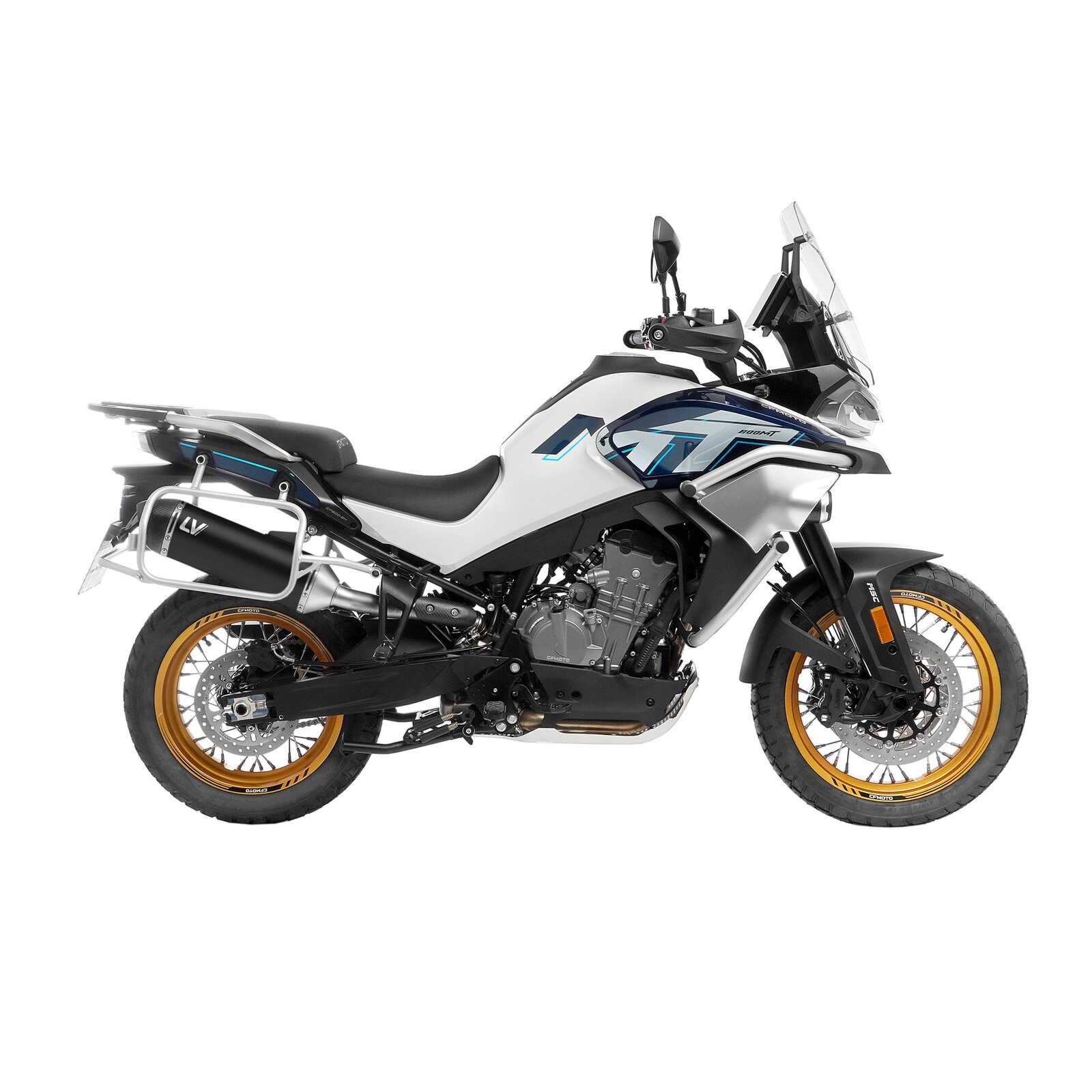 LeoVince 15618B LV-14 Black CF MOTO 800 MT SPORT/TOURING/EXPLORE/LIMITED EDITION (22-25), 800 MT-X (25); HUSQVARNA NORDEN 901 (22-25); KTM 790 ADVENTURE/R (19-25), 890 ADVENTURE/L A2/R/RALLY (21-25), 890 SMT (23-25)