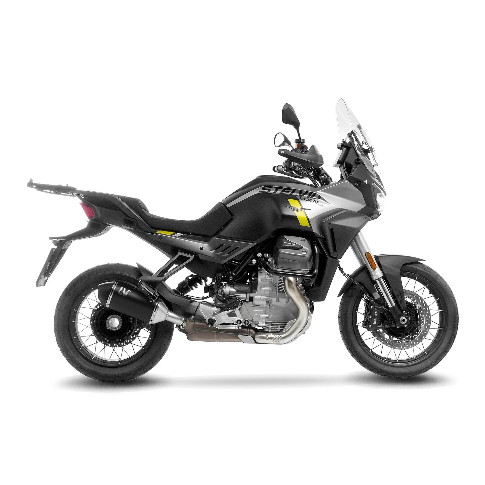 LeoVince 15613B LV-14 Black MOTO GUZZI STELVIO (24-25)