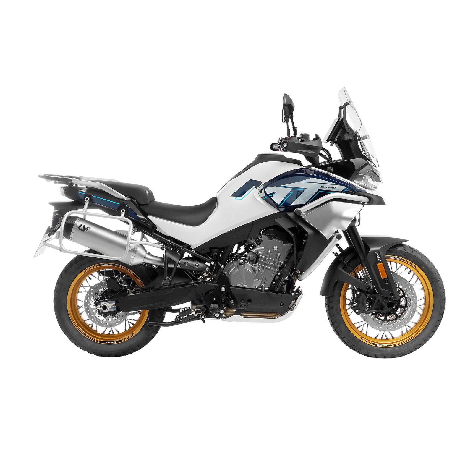 LeoVince 15618 LV-14 CF MOTO 800 MT SPORT/TOURING/EXPLORE/LIMITED EDITION (22-25), 800 MT-X (25); HUSQVARNA NORDEN 901 (22-25); KTM 790 ADVENTURE/R (19-25), 890 ADVENTURE/L A2/R/RALLY (21-25), 890 SMT (23-25)