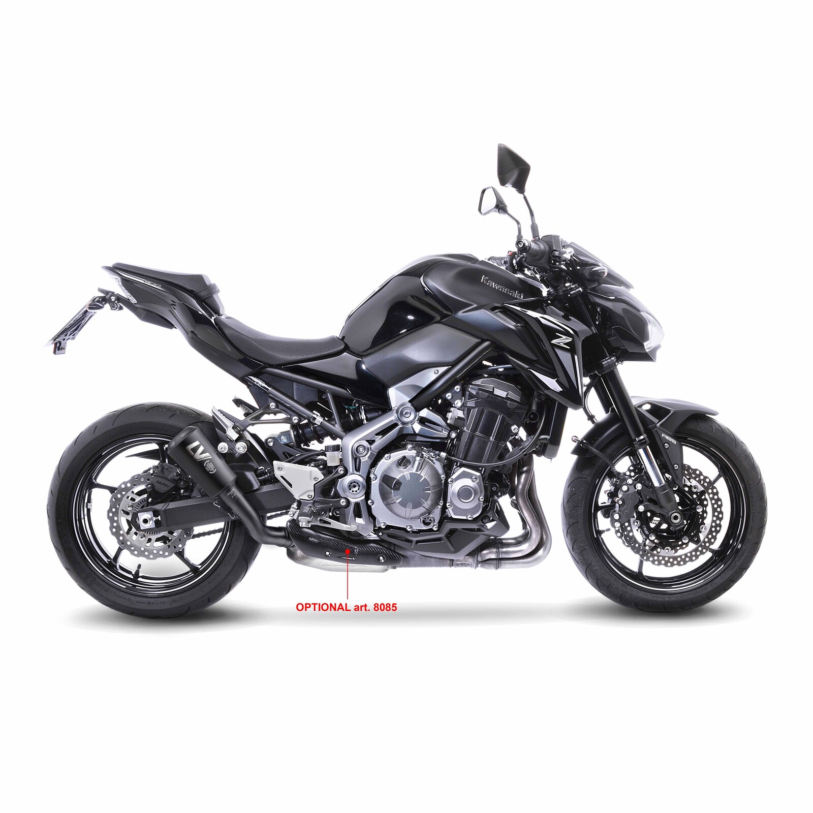 LeoVince 15204FBL LV-10 Full Black WorldChamp KAWASAKI Z 900 A2 (18-24)