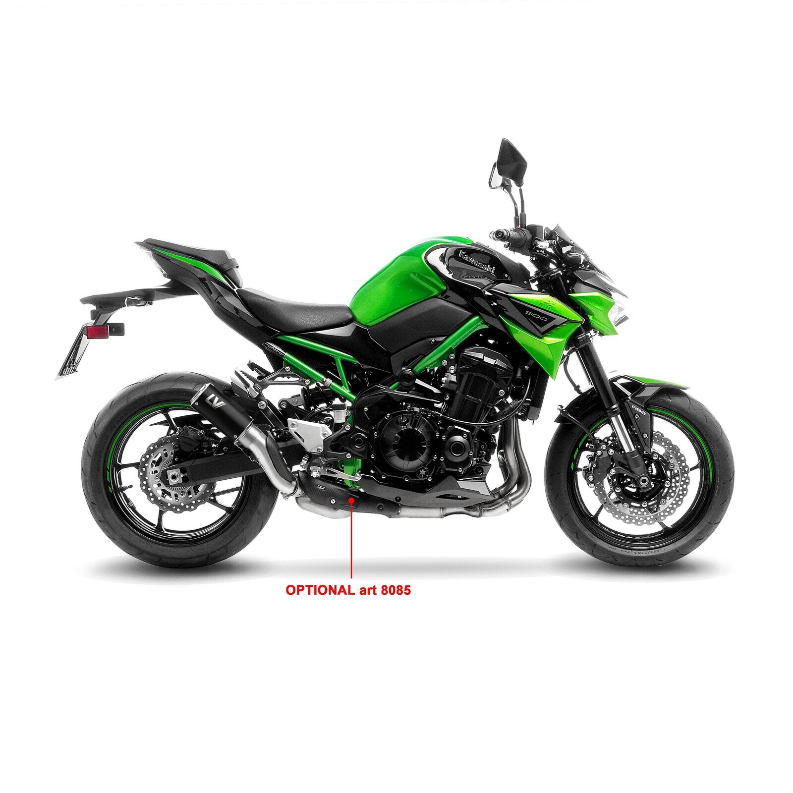LeoVince 15402SB LV Corsa S Black KAWASAKI Z 900 (17-25), Z 900 A2 (18-25)