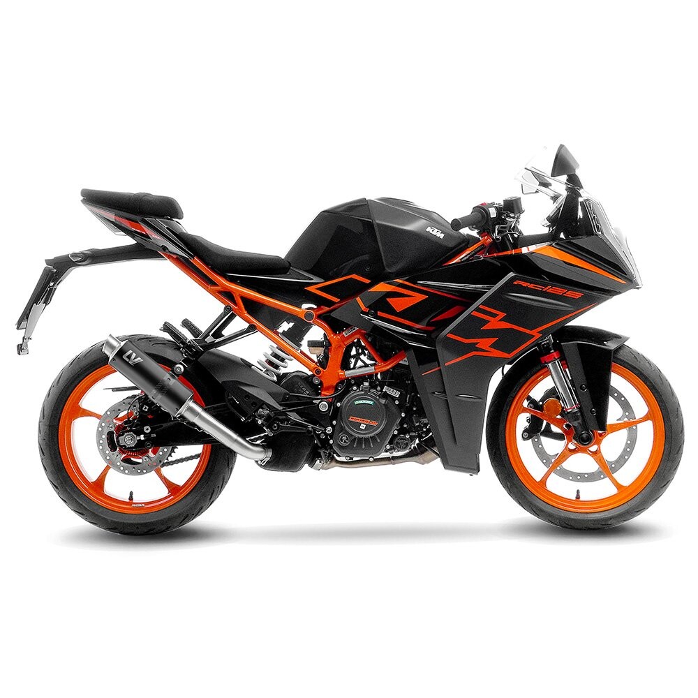 LeoVince 15501BU GP Corsa Black KTM RC 125 (22-23), RC 390 (22-23)