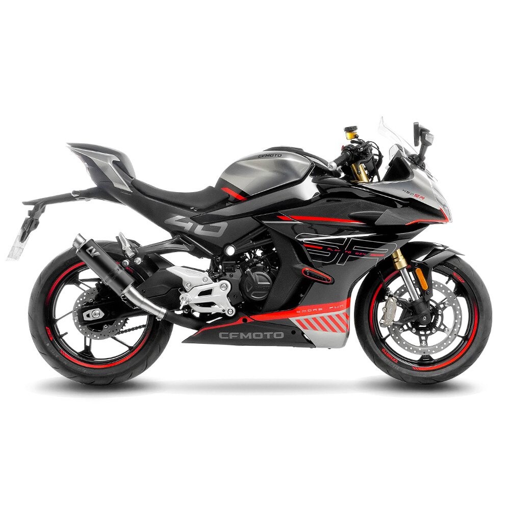 LeoVince 15505BU GP Corsa Black CF MOTO 450 SS / 450 SR (23-24)