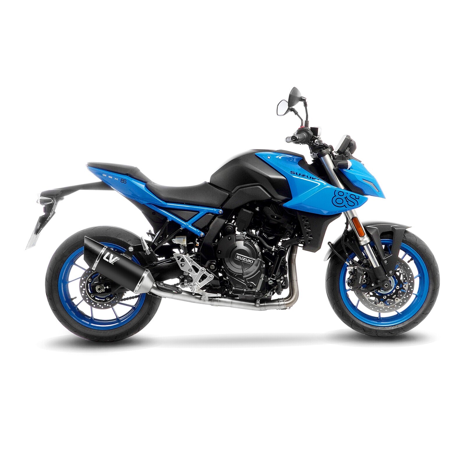 LeoVince 15606BU LV-14 R Black SUZUKI GSX-8R (24), GSX-8S (23-24)