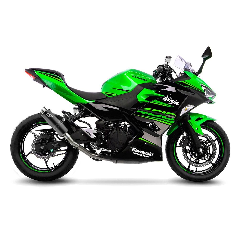 LeoVince 3389BU GP Corsa Black KAWASAKI NINJA 400 (18-23), NINJA 500/SE (24-25), Z 400 (19-23), Z 500/SE (24-25)
