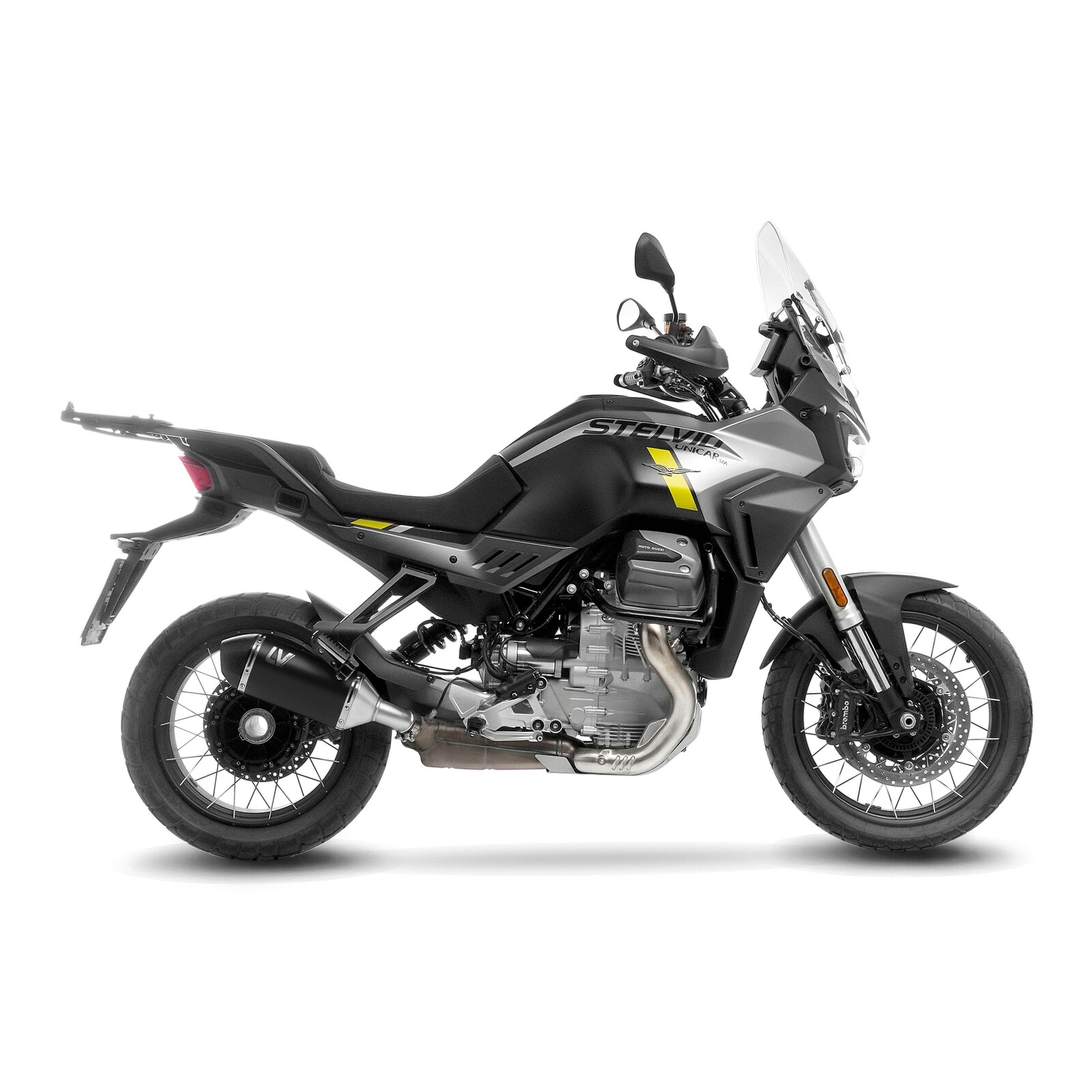 LeoVince 15613BU LV-14 Black MOTO GUZZI STELVIO (24-25)