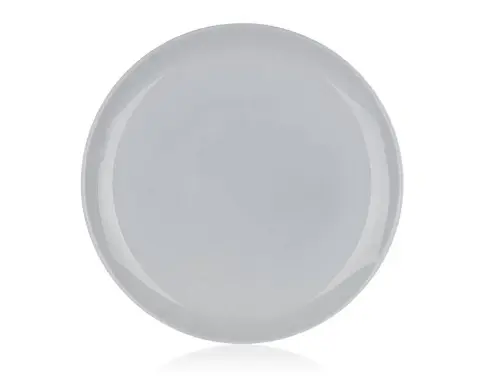 Mělký talíř Diwali 25 cm, šedé sklo