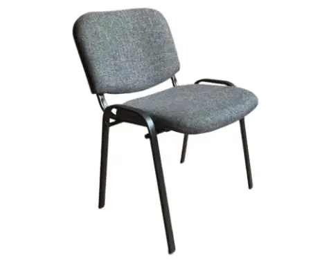 Konferenční židle Zuza, dýmově šedá tkanina