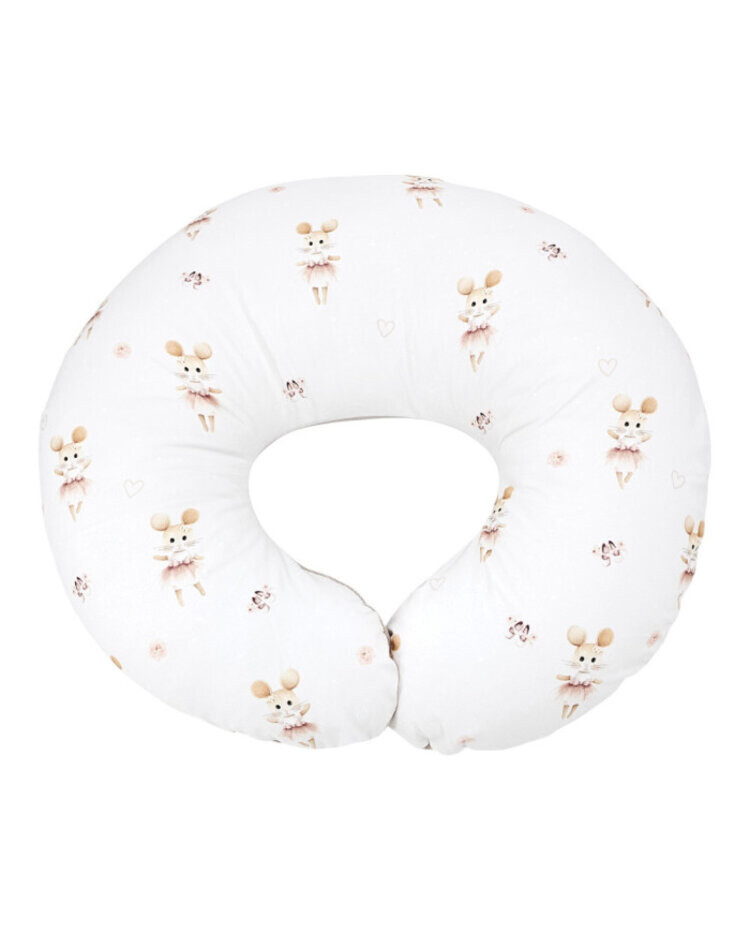 EKO Polštář kojicí malý Velvet Ballerina Mouse 60x60cm