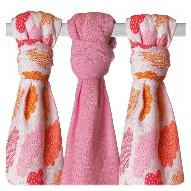 Bambusové plienky Heaven for Girls mix 70x70cm 3ks