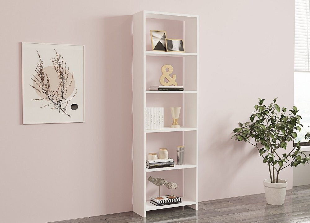 Knihovna New - White