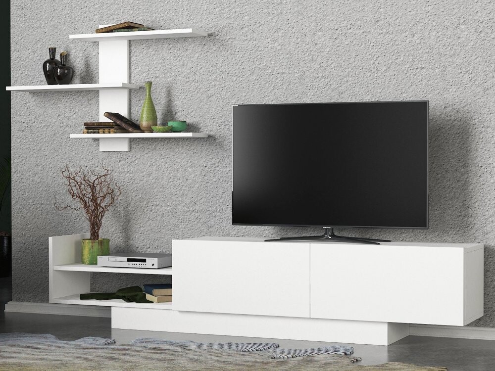 TV stěna / Sestava pod TV Egemen - White