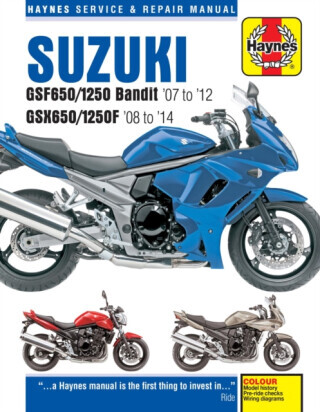 Suzuki GSF650/1250 Bandit & GSX650/1250F (07-14) Haynes Repair Manual - Phil Mather