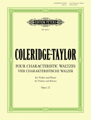Four Characteristic Waltzes Op. 22