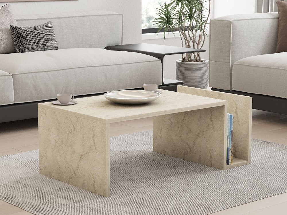 Konferenční stolek Memo - Travertine