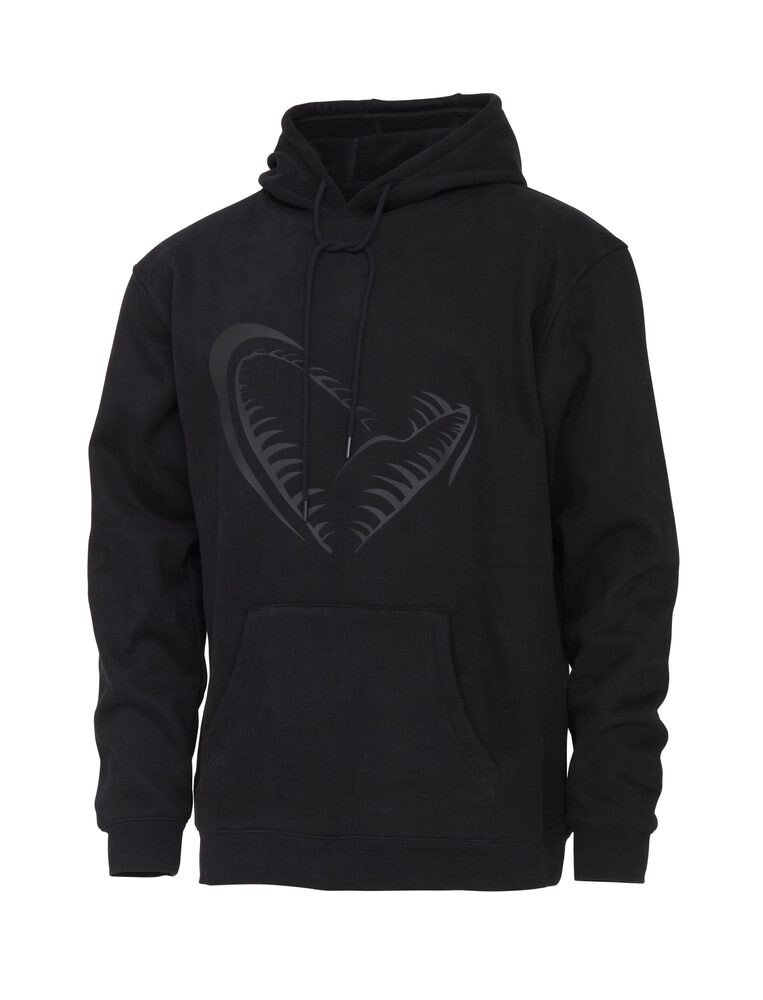 Savage Gear Mikina Jaw Hoodie Black - L