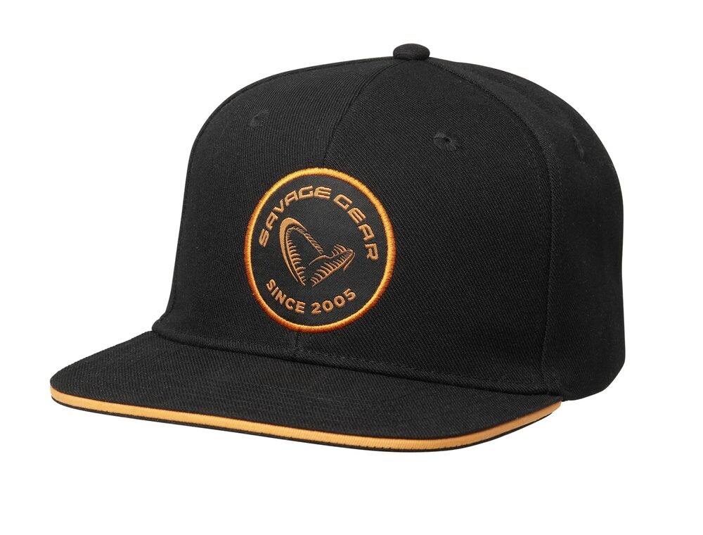 Savage Gear Kšiltovka Badge Flatbill Cap Black Orange