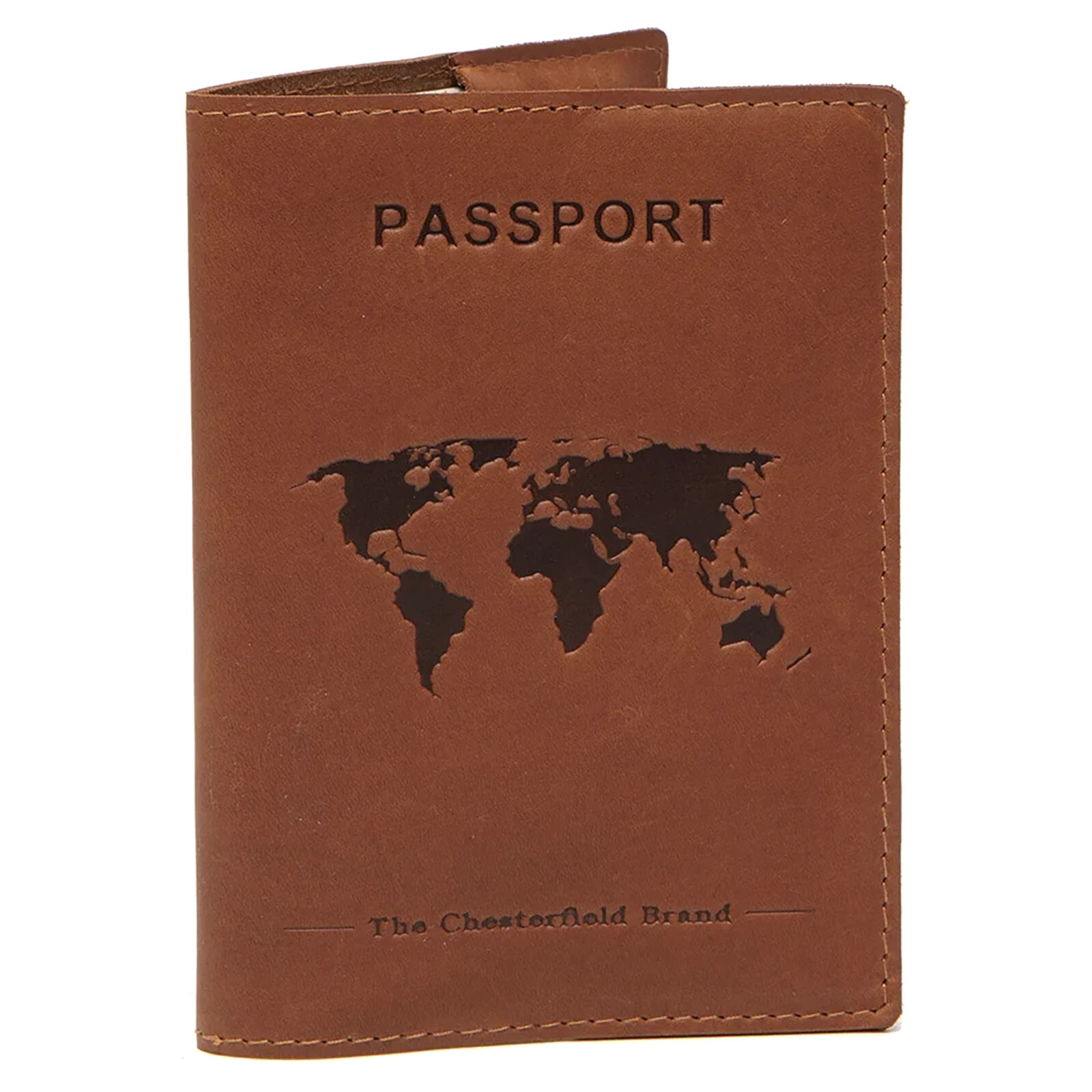 Obal na cestovní pas The Chesterfield Brand Oliver - koňak