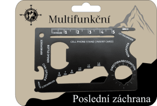 Multifunkční nářadí - multifunkční sada nářadí kreditka (mix)