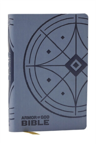 KJV Armor of God Bible, Blue/Gray Leathersoft (Childrenâ€™s Bible, Red Letter, Comfort Print, Holy Bible): King James Version - Thomas Nelson