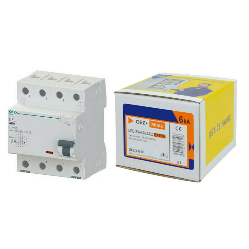 Chránič proudový sada OEZ LFE-25-4-030AC-EXTRA