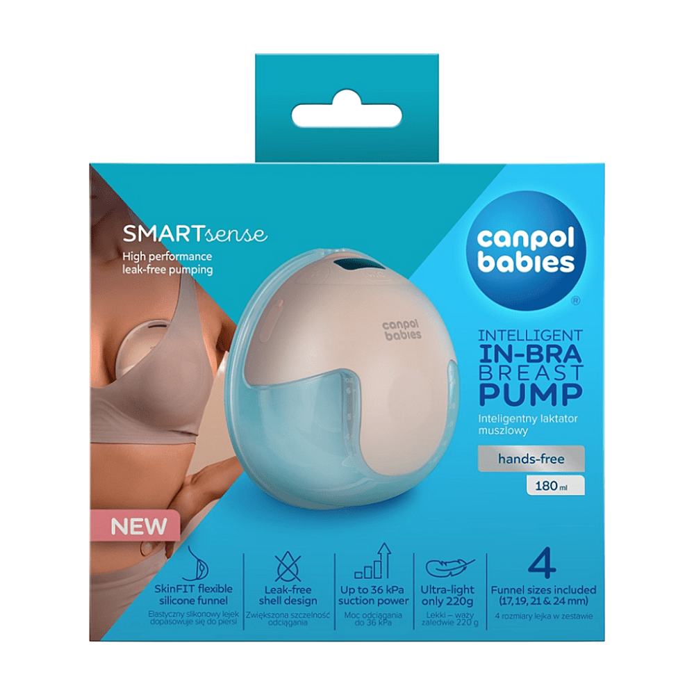 CANPOL BABIES SmartSense elektrická odsávačka mléka do podprsenky