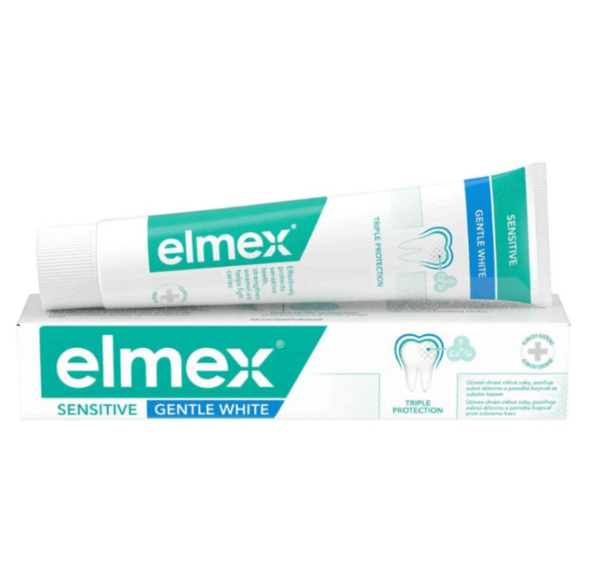 ELMEX Sensitive Whitening Zubní pasta pro citlivé zuby 75 ml, poškozený obal