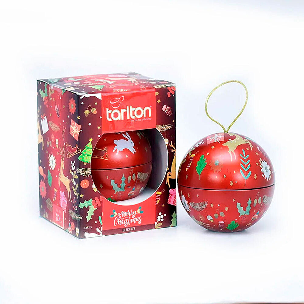 TARLTON Christmas bauble vanilla černý čaj 30 g