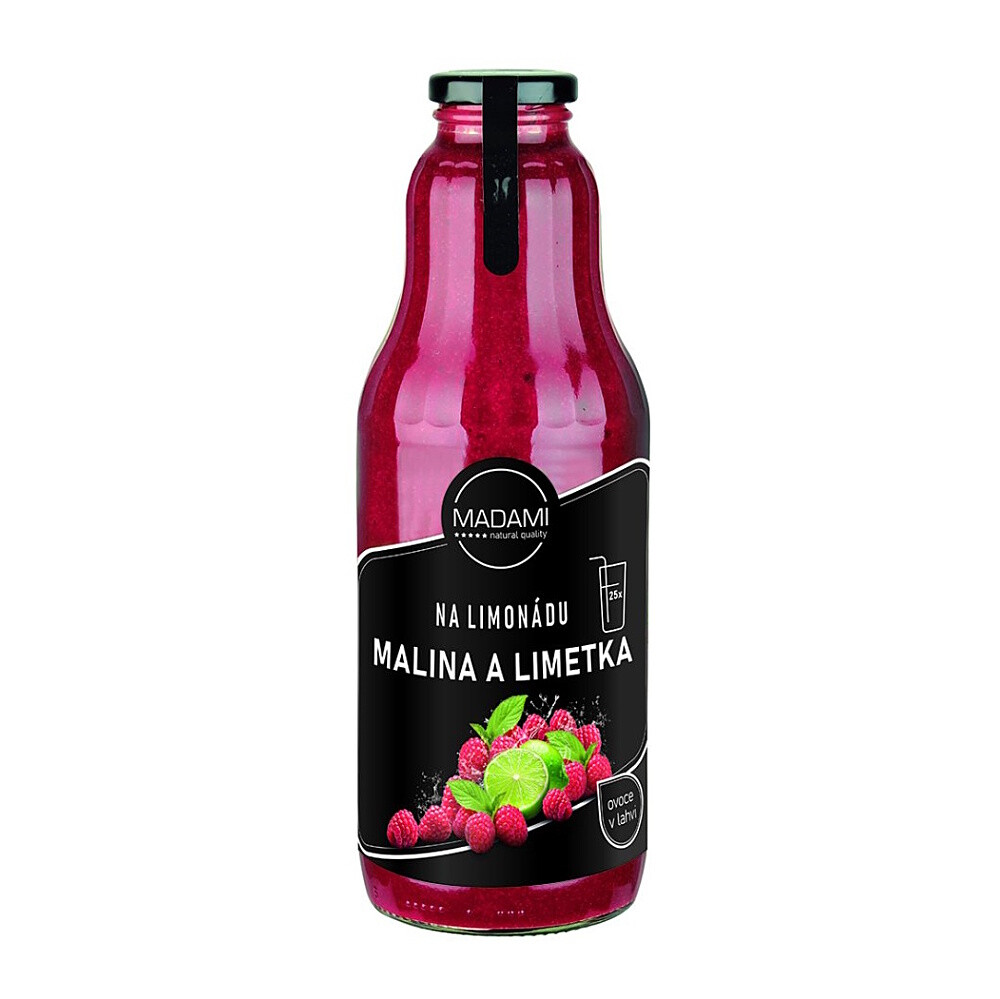 MADAMI Ovoce na limonádu malina & limetka 1000 ml