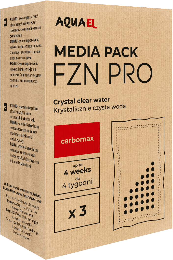 Náplň Aquael Media Pack FZN Pro Carbon 3ks