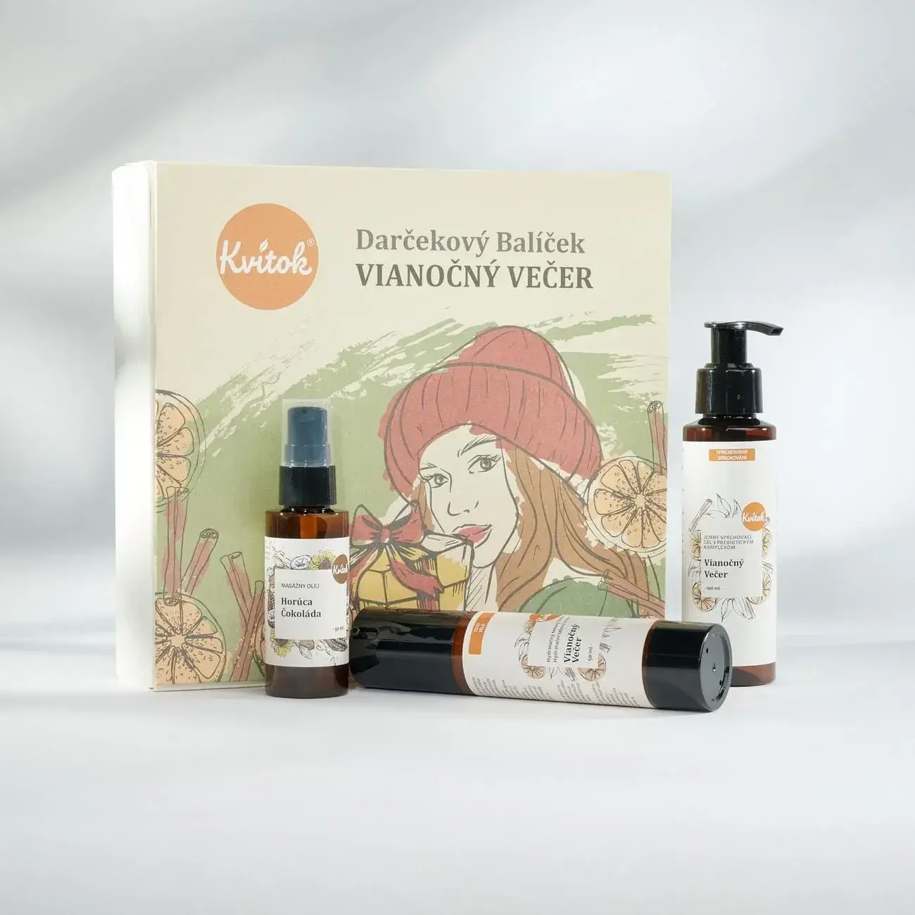 Dárkový balíček přírodní kosmetiky VÁNOČNÍ VEČER