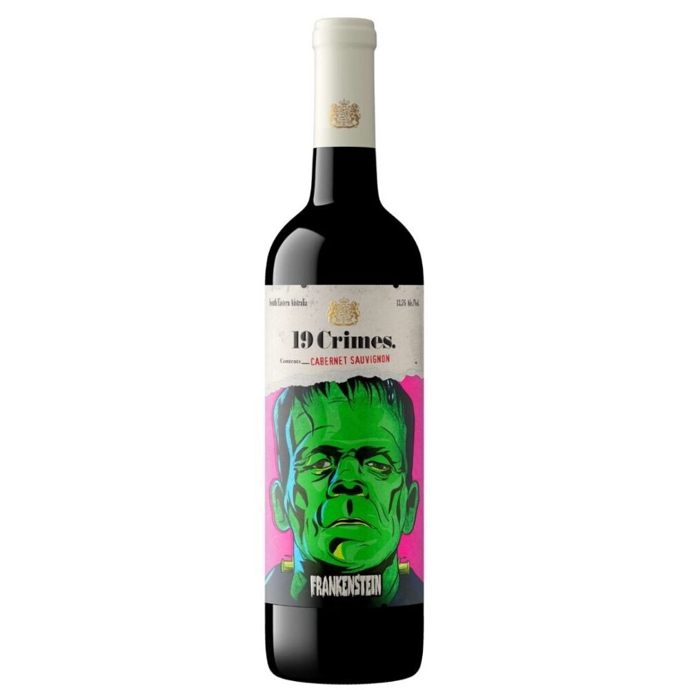 19 Crimes Red Wine Universal Monsters Frankenstein 0,75l 13,5% L.E. Halloween edition