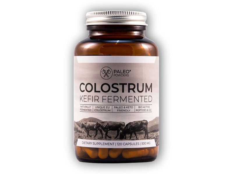 Paleo Powders Kefírové Kolostrum (fermentované) 120 kapslí