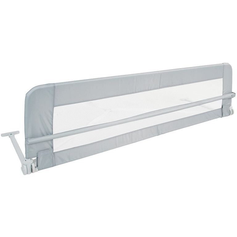 Infantastic 75118 Dětská zábrana na postel, 150 cm, šedá