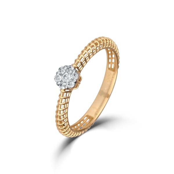 Prsten soliter s briliantem 214-300-G349 57-1.70g