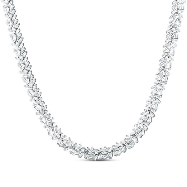 Náhrdelník se syntetickými kameny 176-488-H093 45-25.45g