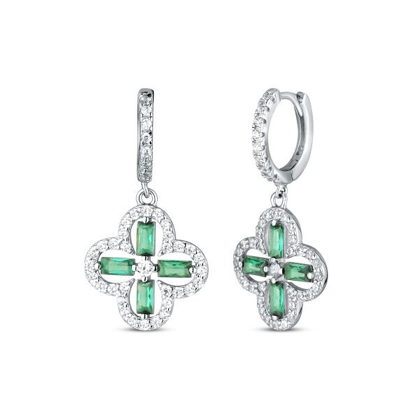 Náušnice se syntetickými kameny 136-488-OR0569-0000