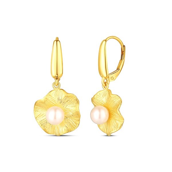 Náušnice s perlou 235-489-144600 3.80g