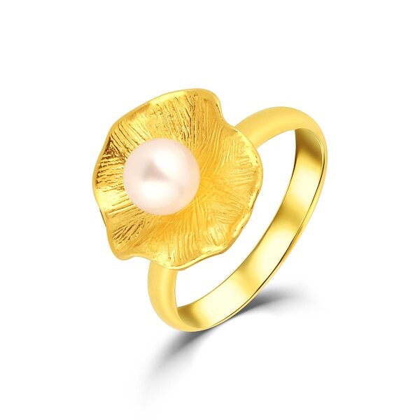 Prsten s perlou 225-489-2135 51-4.40g