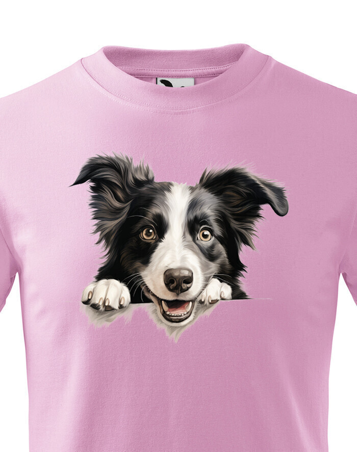 Dětské tričko Border kolie - tričko pro milovníky psů