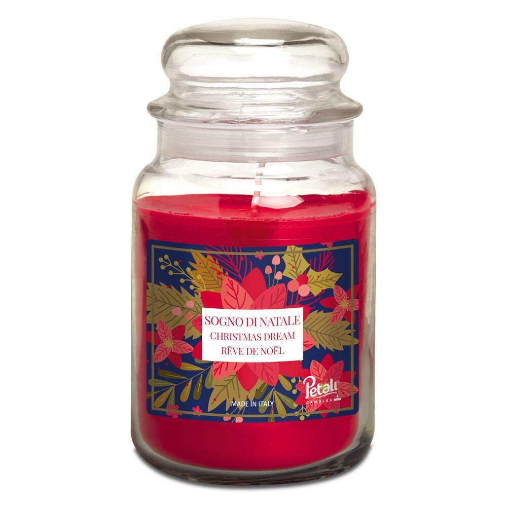 PETALI vonná svíčka ve skle Christmas Dream - hoření 100h