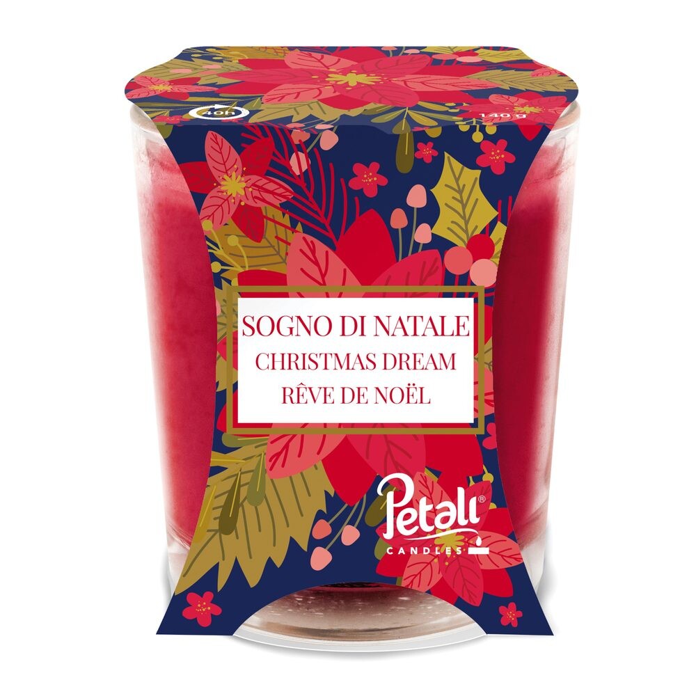 PETALI vonná svíčka ve skle Christmas Dream - hoření 40h